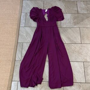 Elegant Purple Jumpsuit